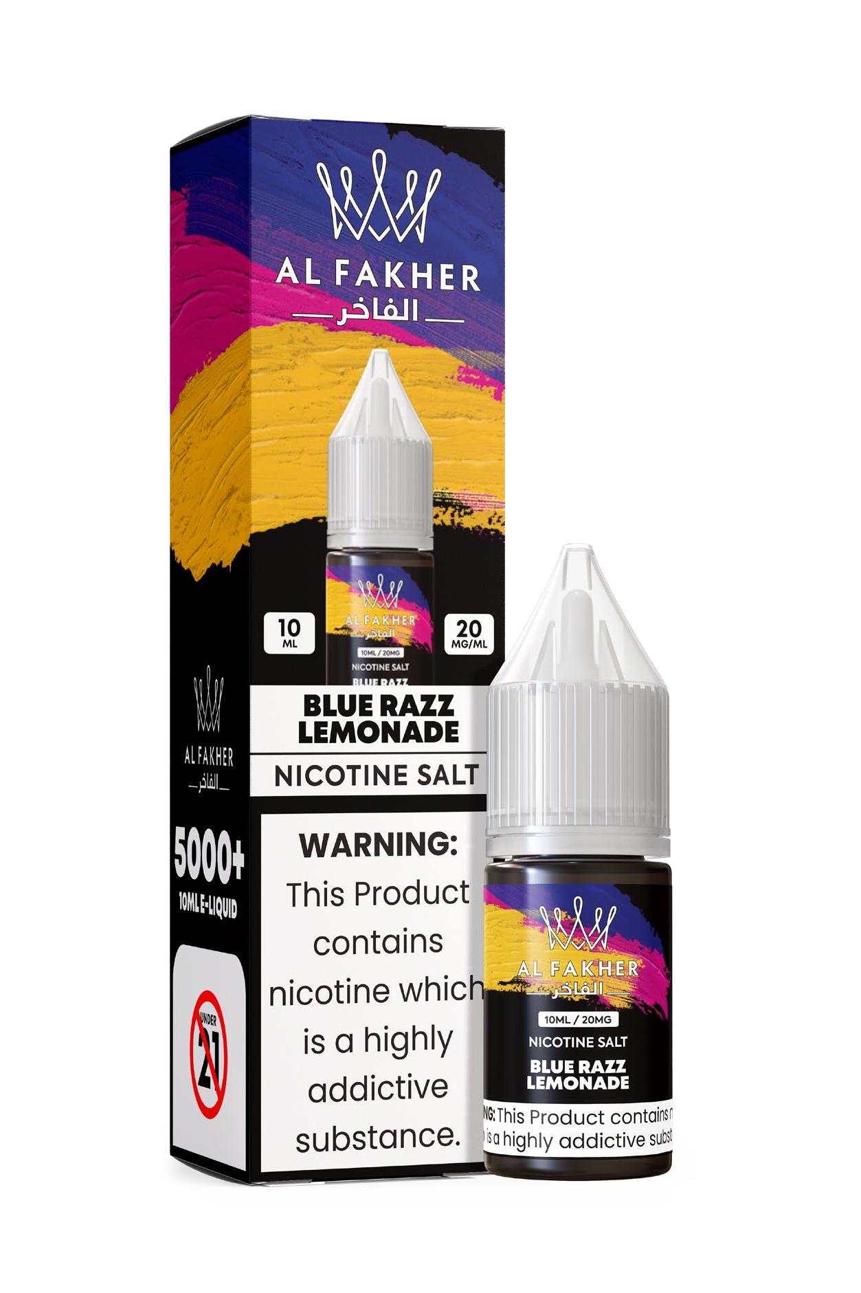alfakhroil.com Blue Razz Lemonade 20MG Strengths 10ML 5000+ Nic Salt E-LIQUIDS by Al Fakher