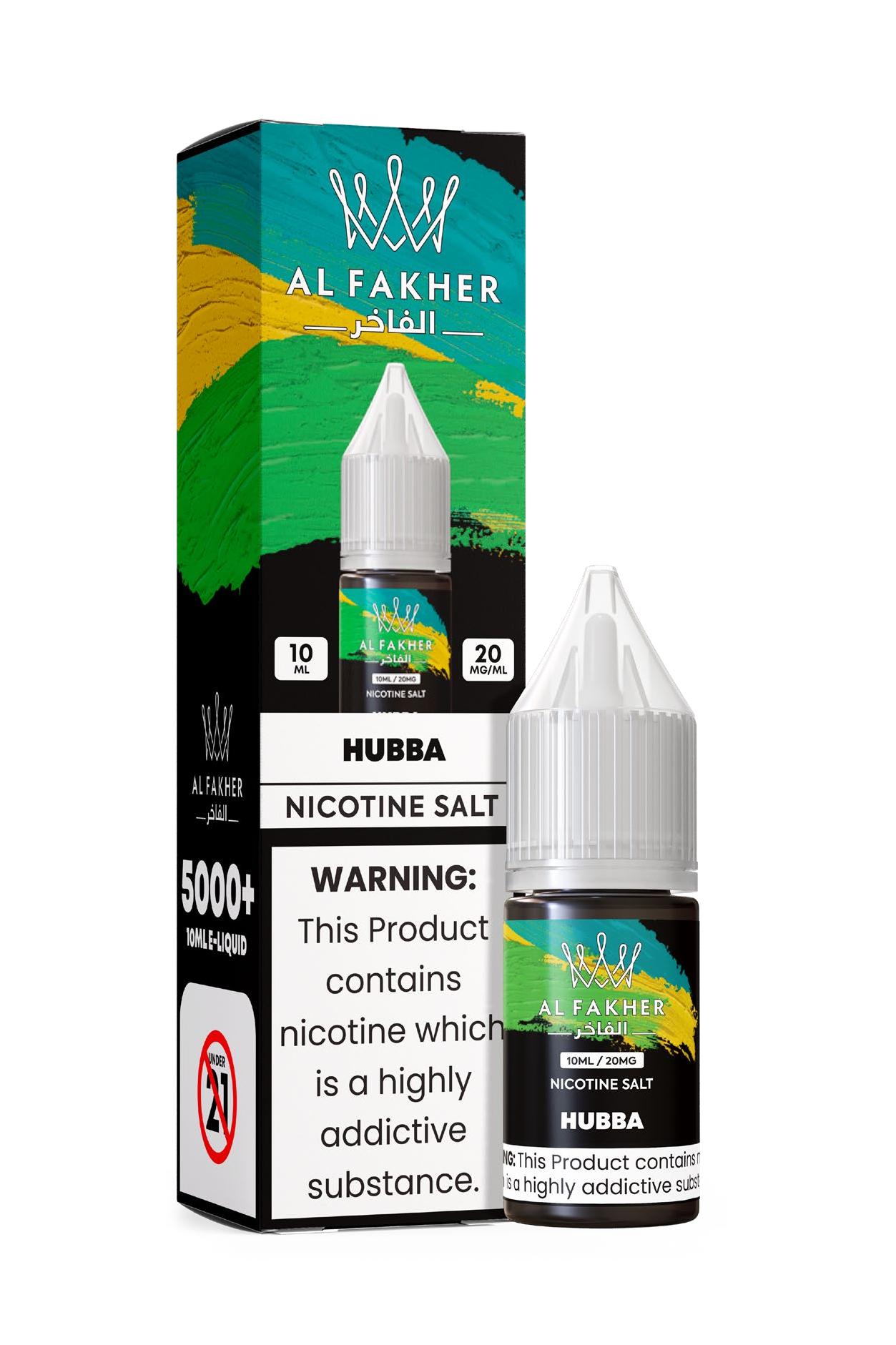 alfakhroil.com Hubba 20MG Strengths 10ML 5000+ Nic Salt E-LIQUIDS by Al Fakher
