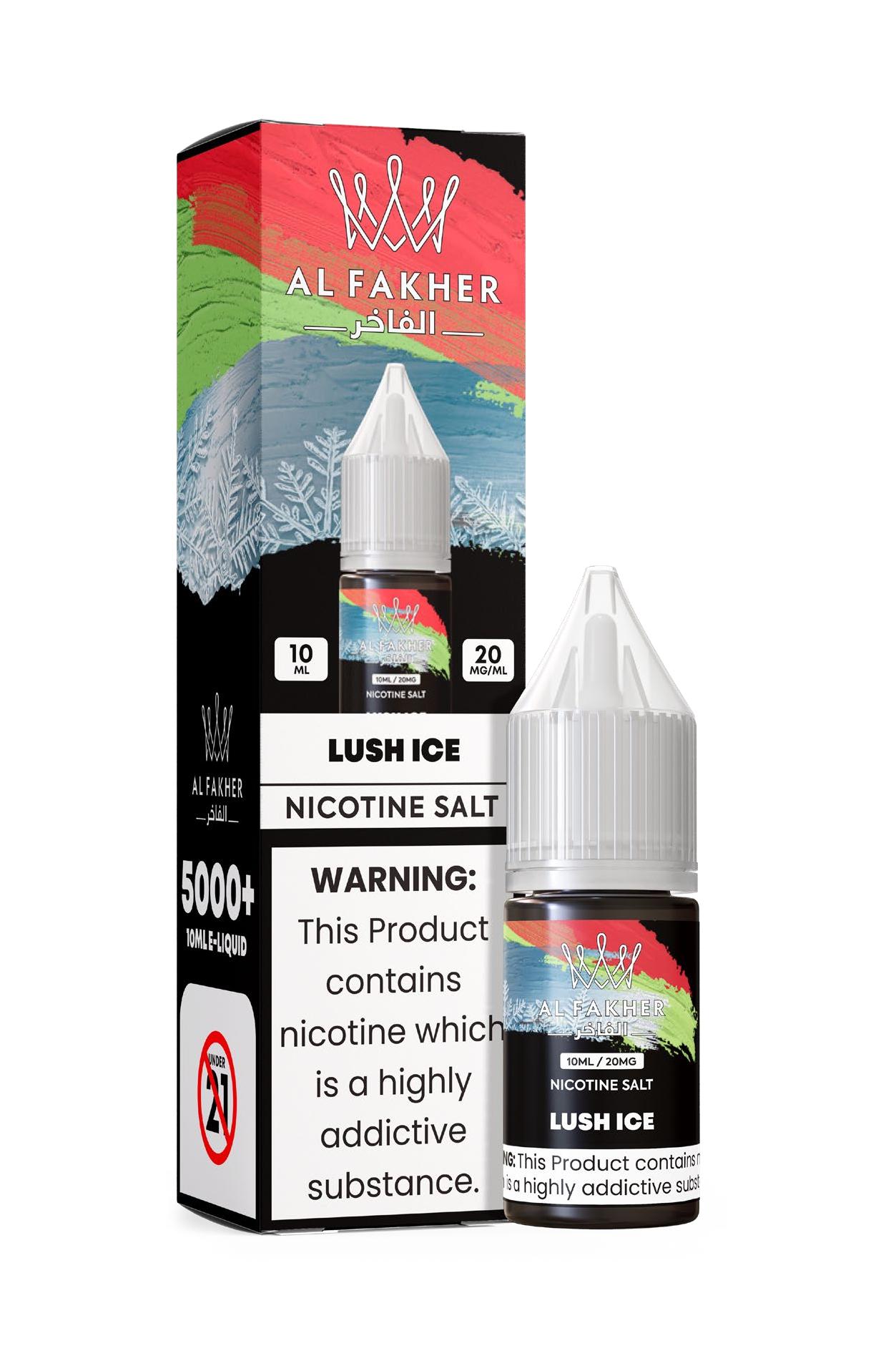 alfakhroil.com Lush Ice 20MG Strengths 10ML 5000+ Nic Salt E-LIQUIDS by Al Fakher