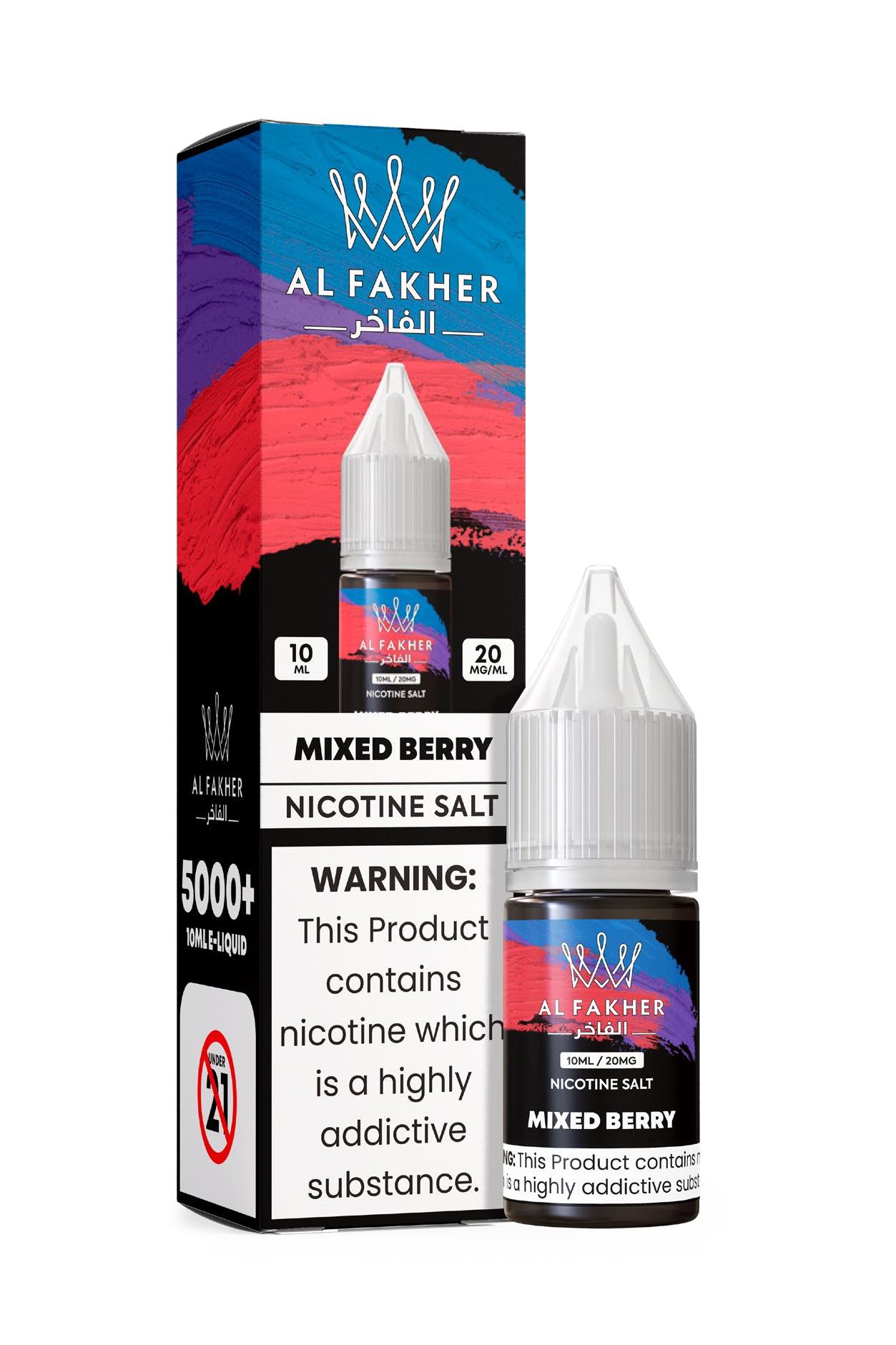 alfakhroil.com Mixed Berry 20MG Strengths 10ML 5000+ Nic Salt E-LIQUIDS by Al Fakher